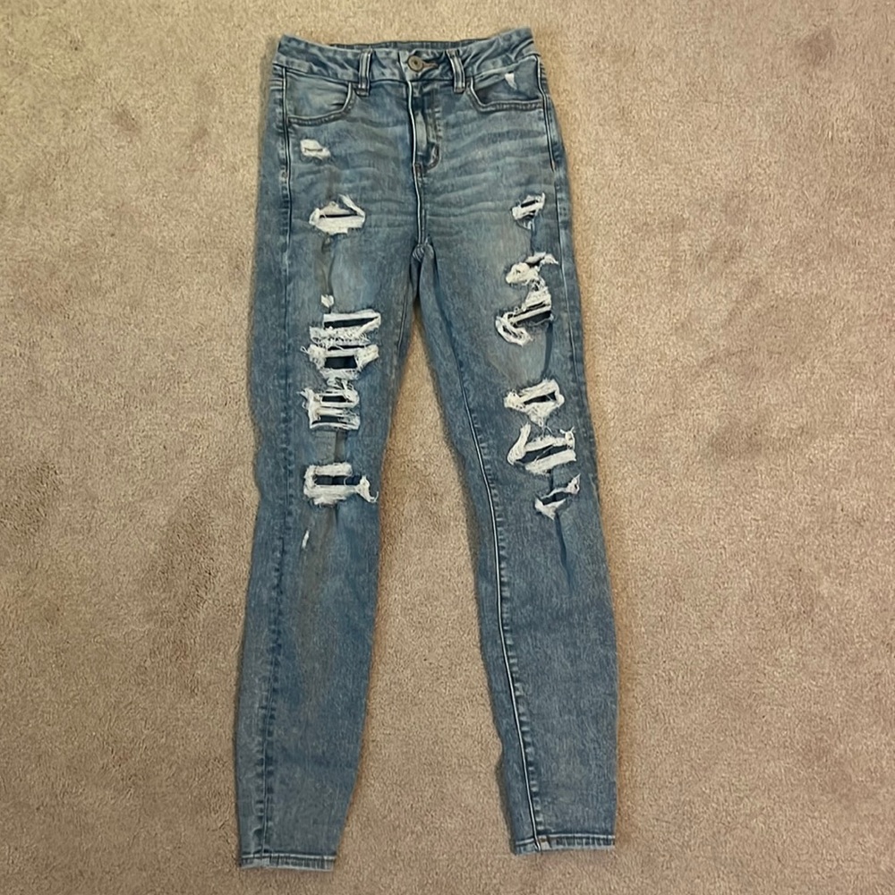 American Eagle next level stretch Jean size 4!!